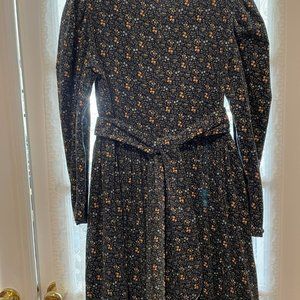 Vintage Laura Ashley Size UK18/US14 Long Sleeve Corduroy Dress